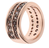 Ringe Bronzallure Dame Altissima in  Metall-Legierung Zirconia WSBZ02062BROWN - WSBZ02062BROWN